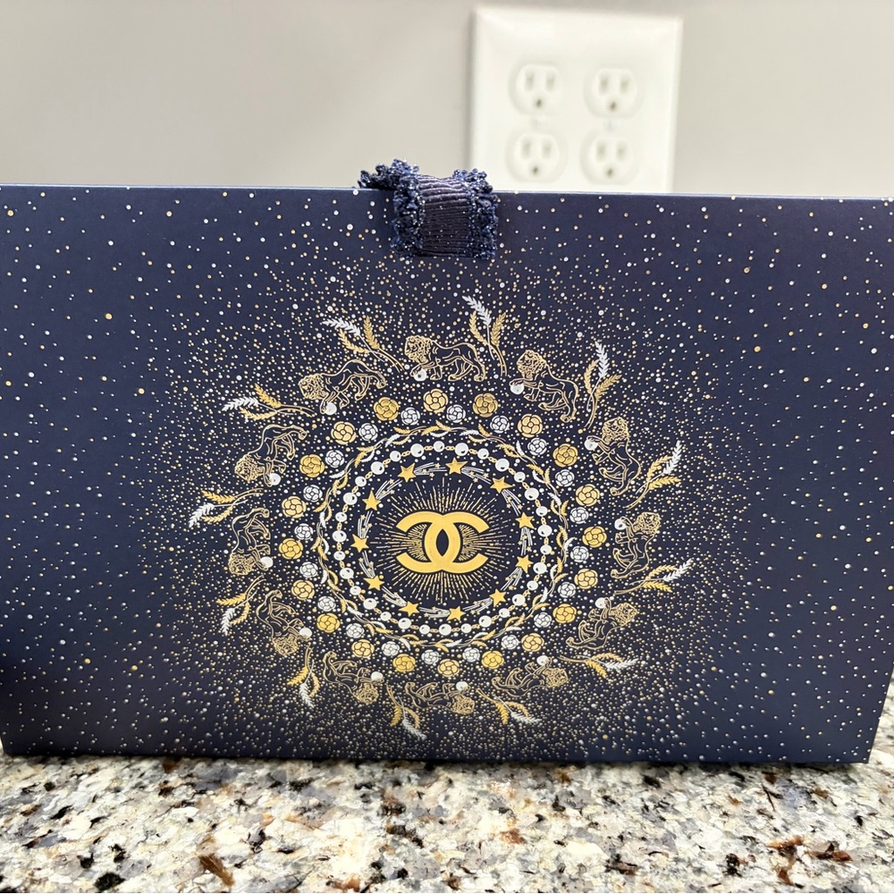 CHANEL Midnight Blue with Gold Embellishments